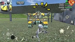 Amazing Crime Strange Stickman Rope Vice Vegas #13 I found the robot