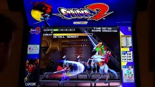 Strider 2 Arcade Cabinet MAME Playthrough w/ Hypermarquee
