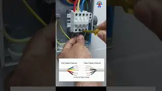 Electrical Cable Old and New Colour Code   Connection #Colour code #electrical #shorts#wire #viral