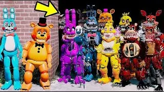TOY ANIMATRONICS VS NIGHTMARE E TWISTED ANIMATRONICS ASSOMBRADOS? | GTA V Five Nights at Freddy's