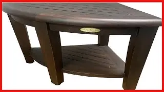 Decoteak Teak Corner Shower Bench (Non Assembled)