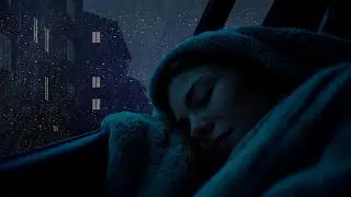 POV: Sleeping in the Backseat During a Rainy Night Car Ride 🌧️ Deep Sleep Ambience