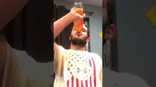Chugging the TREMENDOUS crush