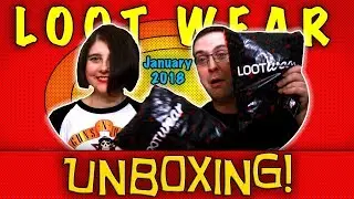 UNBOXING! Loot Wear January 2018 - Discover - Loot Tee, Undies, Socks and Wearable