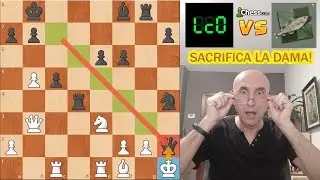 LA INTELIGENCIA ARTIFICIAL SACRIFICA LA DAMA! LC0 VS Stockfish NNUE