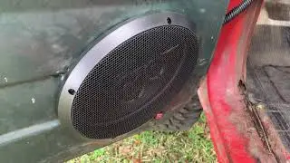 1982 Chevy K10 Square Body Alpine Stereo Install and 6x9 Door Speaker Wiring Tips