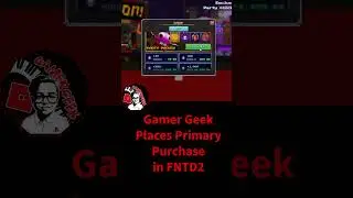 Gamer Geek Starts Shopping Spree, Starting from Scratch in Five Nights TD 2 #fntd2shorts #gamergeek