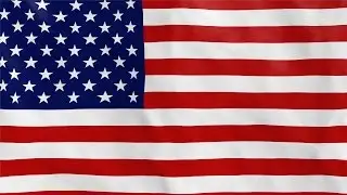 Independence day - American flag, USA Flowing in the wind gently, detailed 4K & HD.