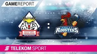 Pinguins Bremerhaven - Iserlohn Roosters | 1.Playoff-Runde, Spiel 2, 17/18  | Telekom Sport