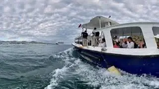 RAW 360: Taking the tender to the Ruby Princess from Cabo - Insta360 x5