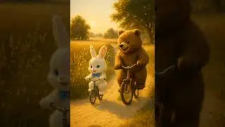 Summer Bike Ride 🚲☀️ Bunny & Bear&rsquo;s Countryside Journey