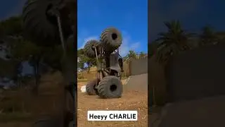 Physics Escape monster truck😱☠ #viralshorts #trendingshorts #viral