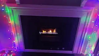 How to light up the gas chimney fireplace #firepilot #lightup #gaschimney #firepit