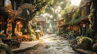 Gentle Sunny Morning at Spring Coffee Shop Ambience ☕ Relaxing Piano Jazz Music to Work, Study