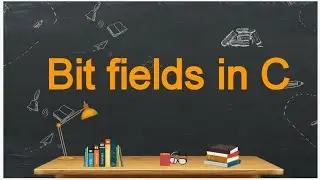 Bit fields in C