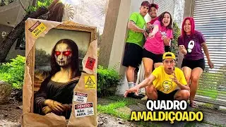 DEIXARAM UM QUADRO AMALDIÇOADO NA MANSÃO DOS ROSA *Ficamos presos ?