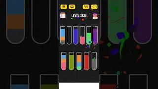 Water sort puzzle - Level 3538 #games #puzzle #level #gaming #watersortpuzzle #gameplay #solution