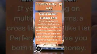 Reseller Daily Tip 12 Use a Cross-Listing Tool #ebay #reseller #reselling #shorts
