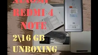 Xiaomi redmi note 4 Распаковка, звук, камера.