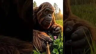 Bigfoot Learns to Find Peace in Nature