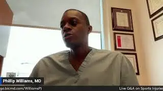 Dr. Williams' Sports Medicine Blitz: Live Answers in a Flash