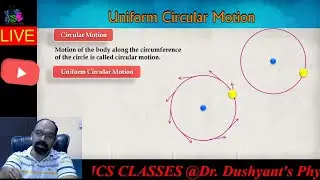Circular Motion and Numerical Problems|Lecture 6|Class 9th|Science|Physics| Foundation Classes