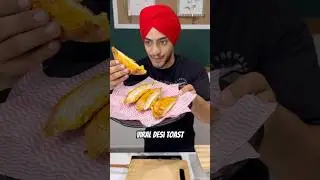 Viral desi toast recipe 😱 | street food @Param_aedy #shorts #shortsfeed