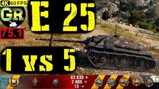 75_World of Tanks E 25 WoT Replay - 8 Kills 3.2K DMG(Patch 1.4.0)