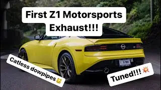NISSAN Z EXHAUST SOUND! SOUND CLIPS+POV DRIVING