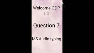 NC(V) ODP Level 4 - Quick Tips #7 Audio Typing