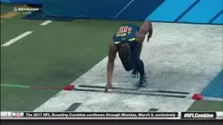 John Ross Breaks Chris Johnson's 40 Yard Dash Combine Record HD