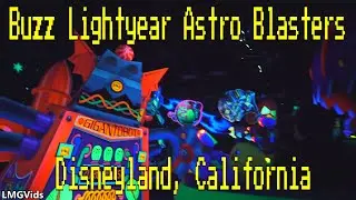 [HD] 2019 Buzz Lightyear Astro-Blasters - Laser Shooter Attraction: Disneyland park California