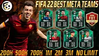 FIFA 22 BEST ULTIMATE META TEAMS! FIFA 22 200K 500K 700K 1M 2M 3M SQUAD BUILDER! #70