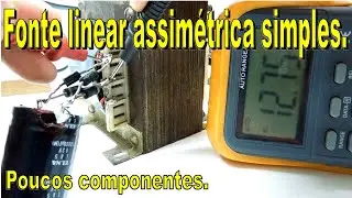 Fonte Linear Assimétrica, com poucos componentes.