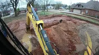 A small house footing job