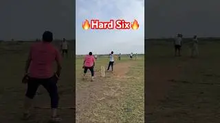 🔥🔥Hard Six🔥🔥#cricket #ytshortsvideo #viralcricketshorts #hardhitter #hitsixes #sixhitting #feeds