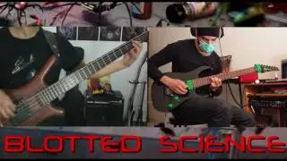 blotted science - cretaceous chasm - guitar and bass cover