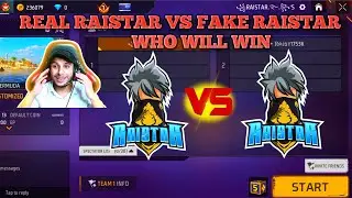 REAL RAISTAR VS FAKE RAISTAR WHO WILL WIN? 1V1 CUSTOM GAMEPLAY 🔥 FREE FIRE MAX 