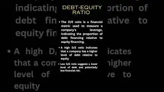 Debt Equity Ratio !! #shorts #shortvideo #viral #education #finance #learning #ratio #learning