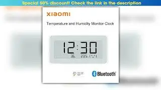 Xiaomi mijia Temperature and Humidity Monitor Clock Indoor Outdoor Hygrometer Thermometer Elink