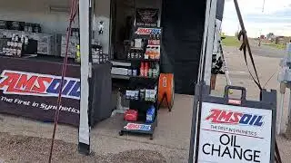 Amsoil, come get your oil changed at Pappy Hoel,Full Throttle Saloon. 3 hole Harley 225.00 plus tax!