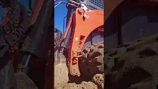Putting the #Kubota SVL 97-2 and the 6-way dozer blade to work on our new equipment yard