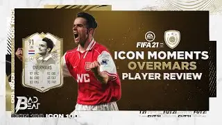 (91) ICON MOMENTS OVERMARS PLAYER REVIEW - FIFA 21 ULTIMATE TEAM