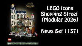 LEGO Modular 2026: Shopping Street (Icons Set 11371): Klemmbausteinlyrik News