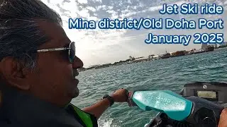 Jet Ski ride at Mina district/Old Doha Port 2025 #minadistrict #boxpark #dohaqatar