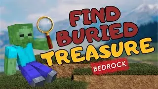 How to Find a Buried Treasure in Minecraft Bedrock | Minecraft Tutorial (2025)