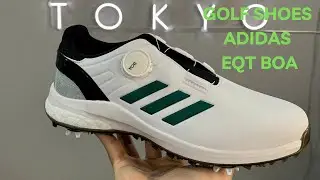 MỞ HỘP V&Agrave; Đ&Aacute;NH GI&Aacute; NHANH GI&Agrave;Y GOLF ADI.DAS EQT BOA PHỐI M&Agrave;U TRẮNG/XANH