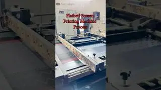Screen Printing Machine Process | Cotton Saree Printing Factory