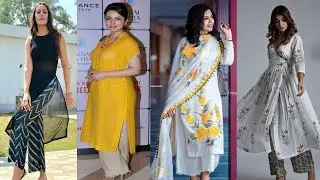 Latest Palazzo with Kurti Designs, Long kurti with palazzo designs, New Palazzo with kurti Patterns