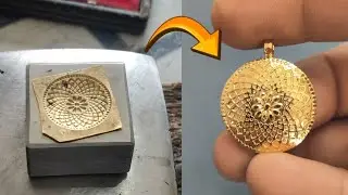 22kt Gold Pendant Making